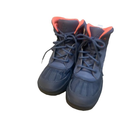NIKE ACG Girls All Weather Blue & Pink Rubber Sole Waterproof High Top Boot-Sz 2 - Picture 11 of 15